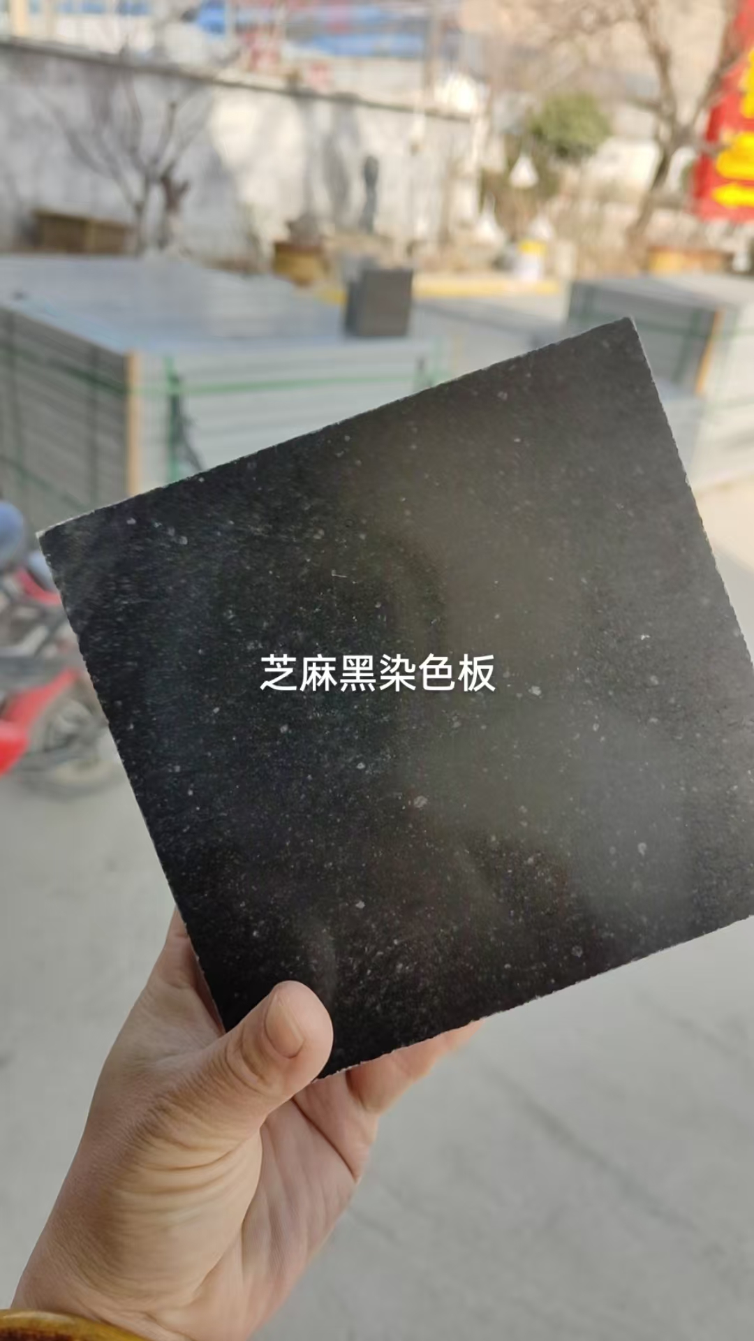 芝麻黑染色板